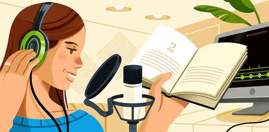 کتاب خوانی برای آماده سازی صدا
